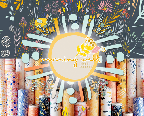 Art Gallery Fabrics Morning Walk Collection by Leah Duncan