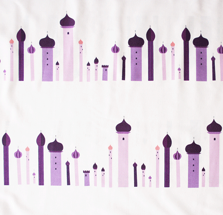 1001 Peeps Castle Towers Purple