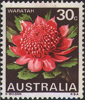 Waratah Stamp