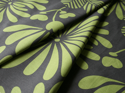 Japanese Floral Green