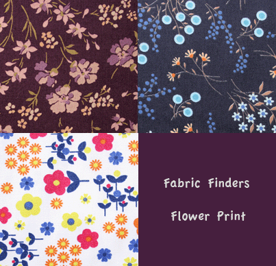 Fabric Finders 小花柄 フラワープリント