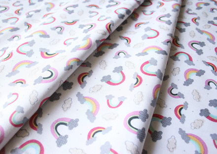 Anthology Fabrics Raining Rainbows PR512