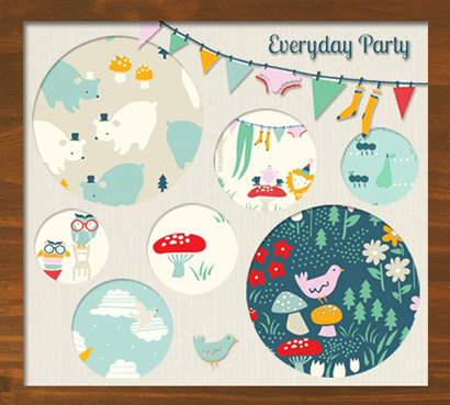 birch fabrics Everyday Party Collection