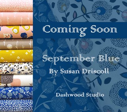 Dashwood Studio September Blue Collection by Susan Driscoll