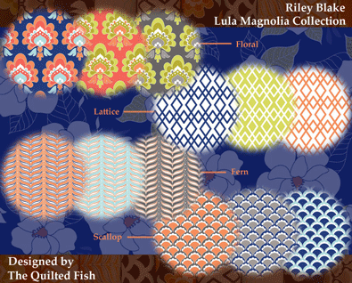 Riley Blake Lula Magnolia Collection by The Quilted Fish