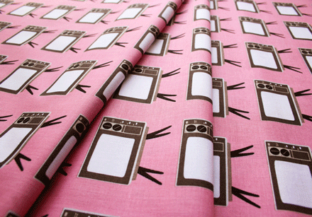 Riley Blake Geekly Chic TV Hot Pink C513-02