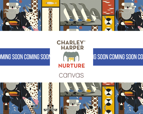 Coming Soon Charley Harper Nurture Canvas