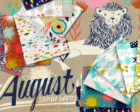 COTTON+STEEL August Collection by Sarah Watts