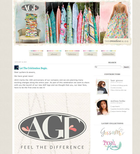 Art Gallery Fabrics Blog
