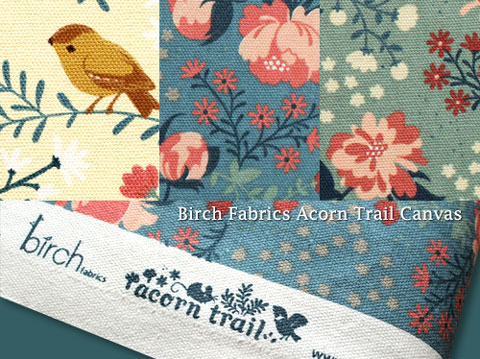 birch fabrics Acorn Trail Canvas