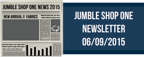 jumble shop one ニュースレター6月9日号