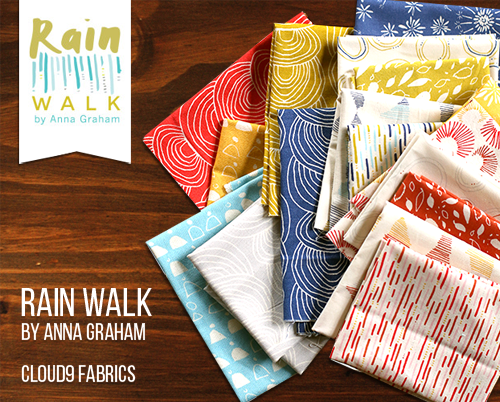Cloud9 Fabrics Rain Walk Collection by Anna Graham