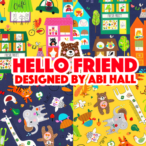 Moda Fabrics Hello Friend by Abi Hall