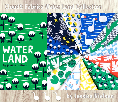 Cloud9 Fabrics Water Land