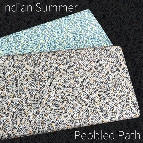 Art Gallery Fabrics Indian Summer Pebbled Path River & Terra