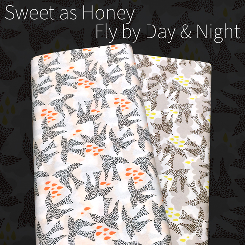 Art Gallery Fabrics Sweet as Honey Fly by Day & Night