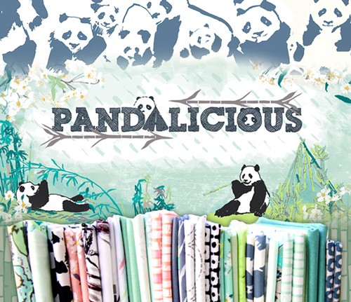 Art Gallery Fabrics Pandalicious Collection by Katarina Roccella