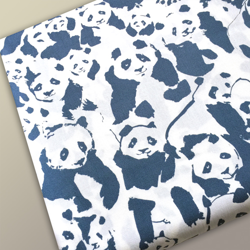 Art Gallery Fabrics Pandalicious Pandalings Pod Night