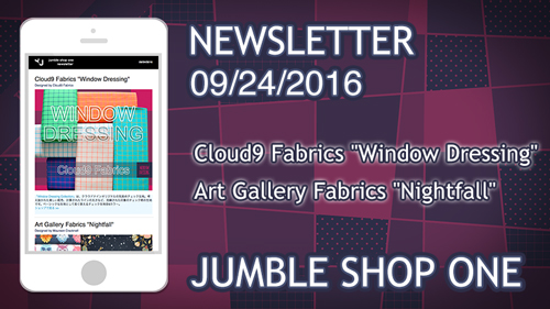 販売開始 Cloud9 Fabrics Window Dressing Collection