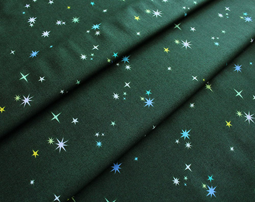 Andover Fabrics Natural History Twinkle Twinkle in Hunter Green