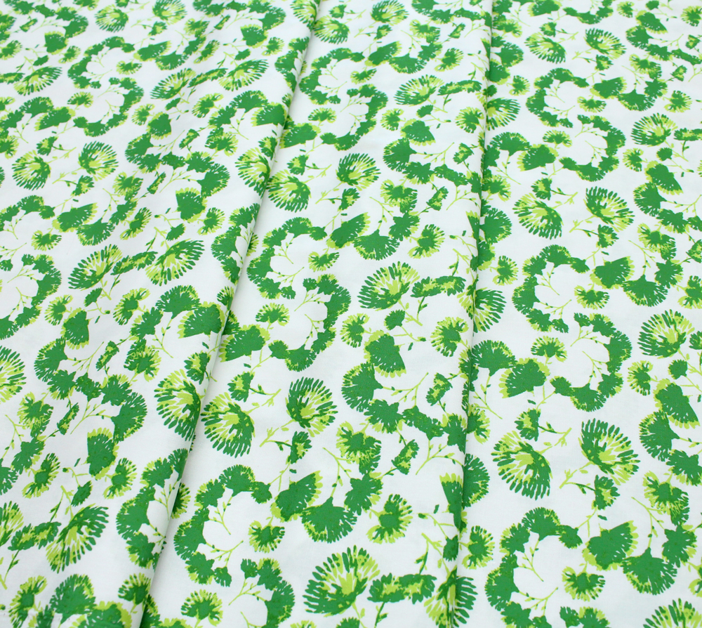 Art Gallery Fabrics Indigo & Aster Foliage Escape Vert