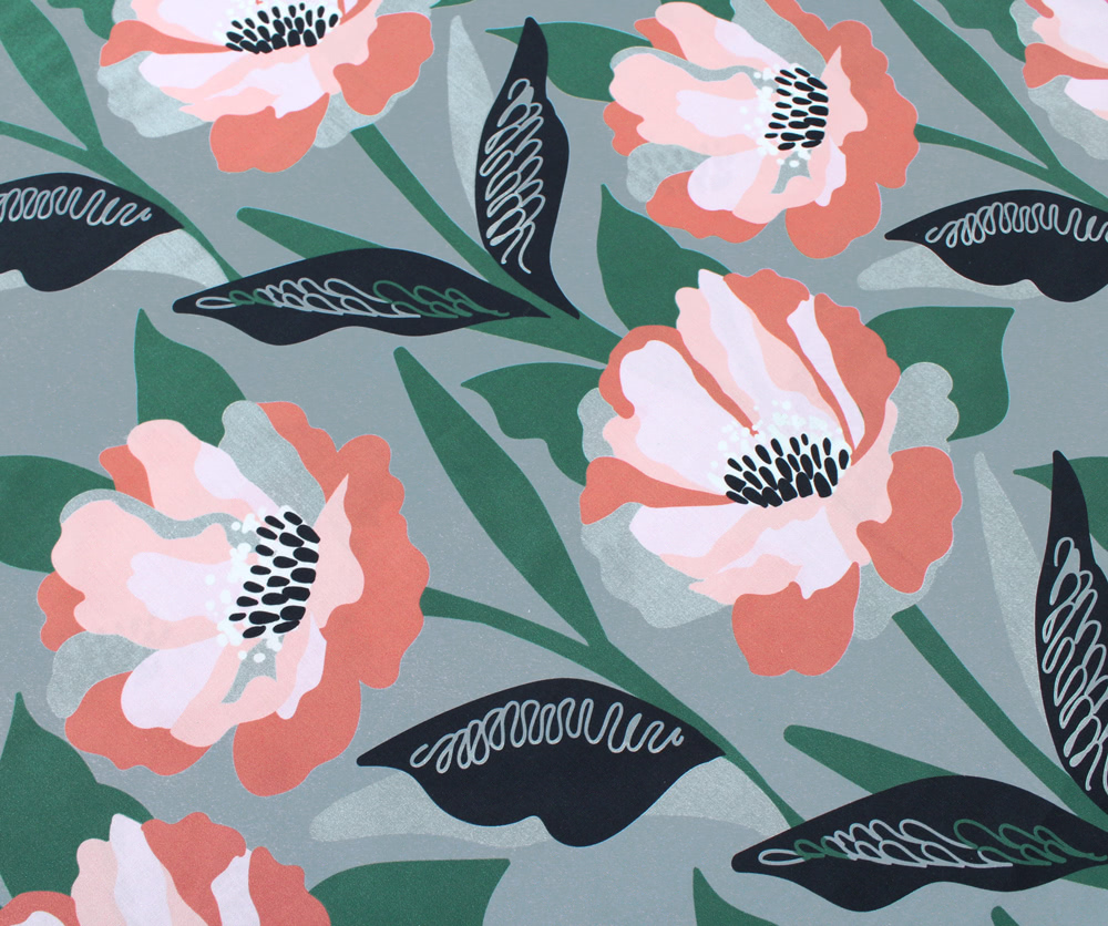 Nerida Hansen Fabrics - Carina Grey by Rachelle Holowko