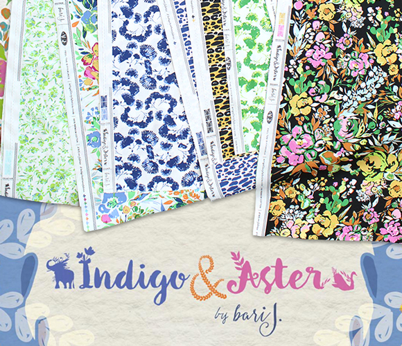 Art Gallery Fabrics Indigo & Aster Collection 入荷