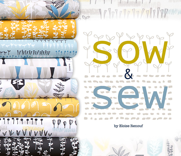 Cloud9 Fabrics Sow and Sew Collection by Eloise Renouf