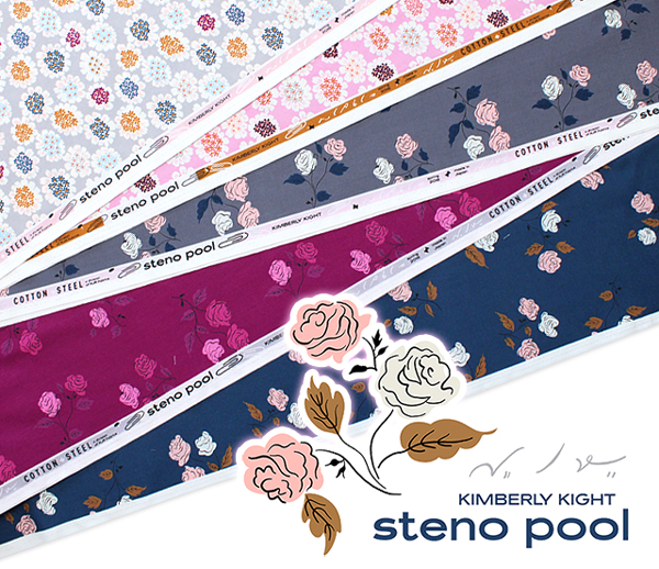 COTTON+STEEL Steno Pool Collection by Kimberly Kight