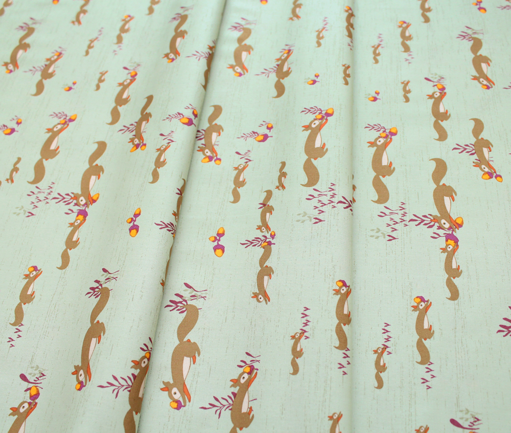 Art Gallery Fabrics Autumn Vibes Squirrels At Play