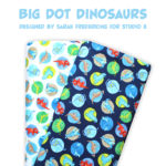 Studio E Fabrics Hear Me Roar! Big Dot Dinosaurs