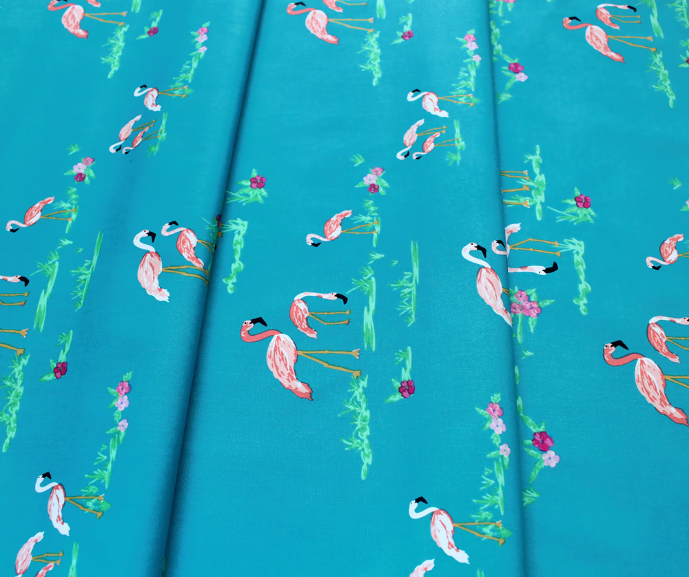 Art Gallery Fabrics West Palm Flamingo Field Marina
