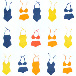Art Gallery Fabrics Summer Side Swimsuit Soiree Coastline