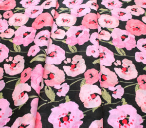 Cloud9 Fabrics Lush 217301 Pink Poppies