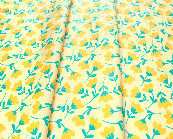 Paintbrush Studio Fabrics Picnic 120-21222 Little Flowers Yellow