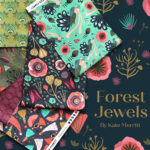 Cloud9 Fabrics Forest Jewels Collection by Kate Merritt