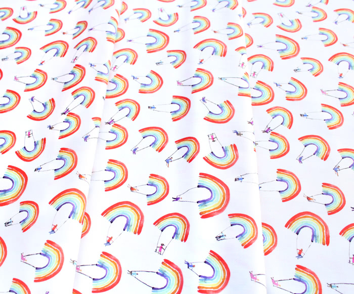 Windham Fabrics Rain or Shine 51647-X Rainbow Swing