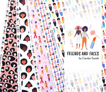 Paintbrush Studio Fabrics Friends and Faces Collection by Carolyn Suzuki