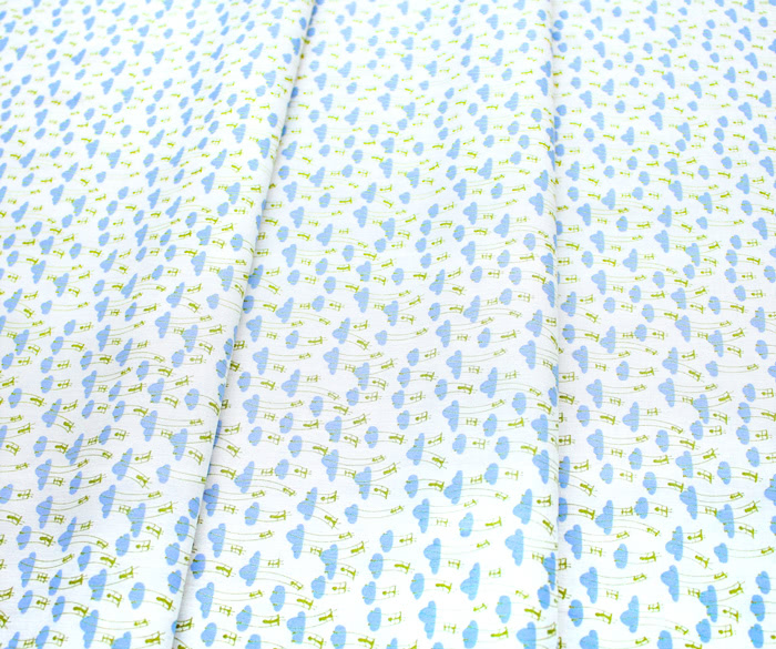 Windham Fabrics Playground 51547-1 Cloud Swinging Blue