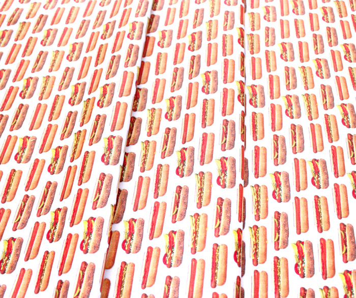 Robert Kaufman Chow Time AMKD-19786-202 Small Hot Dogs Americana