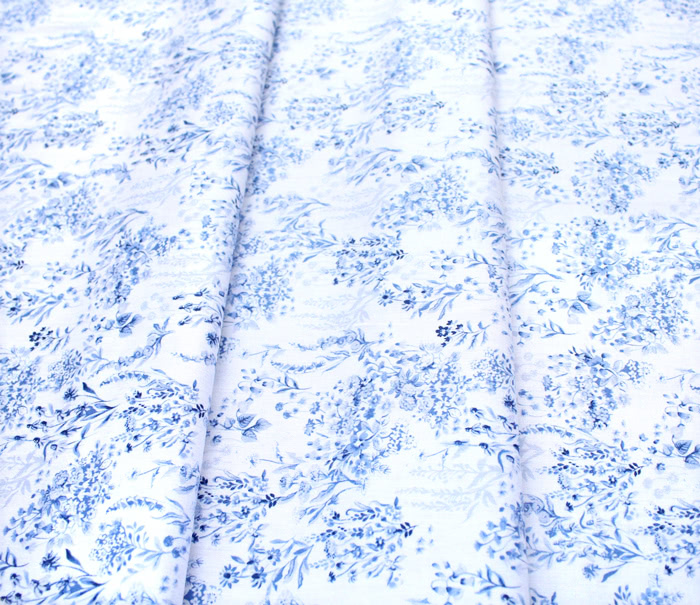 Windham Fabrics English Garden 51831-1 Bouquet White