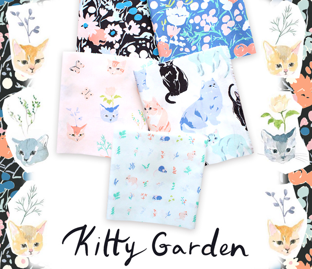 Birch Fabrics Kitty Garden Collection 入荷