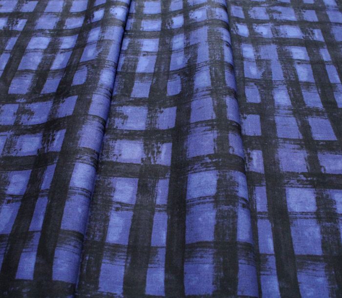 Windham Fabrics The Blue One 43192A-16 Plaid Blueberry