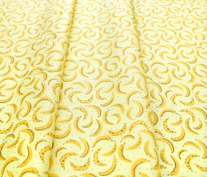 Camelot Fabrics Feelin' Fruity 30200205-1 Bananas Yellow