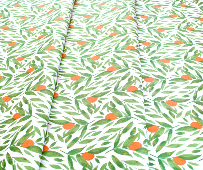 Windham Fabrics Cora 52362-1 Kumquats White