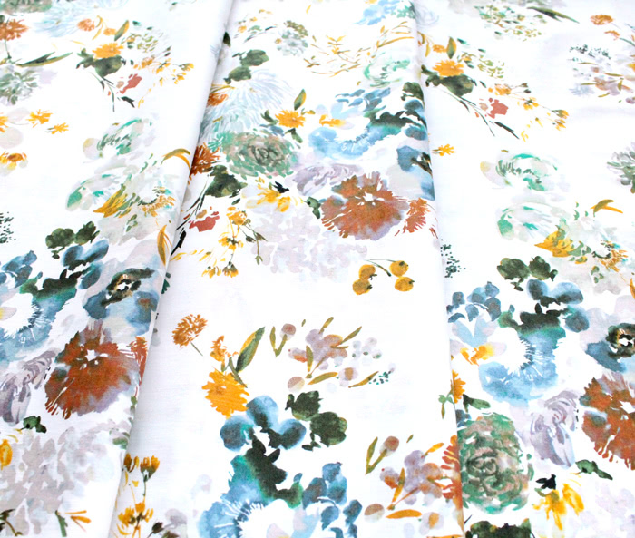 Windham Fabrics Wildflower 52251-2 Wild Flower Teal