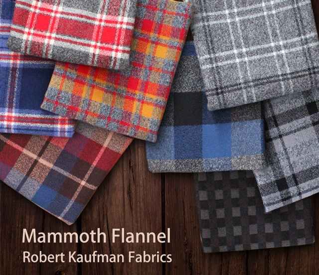 Robert Kaufman Fabrics Mammoth Flannel Collection 入荷