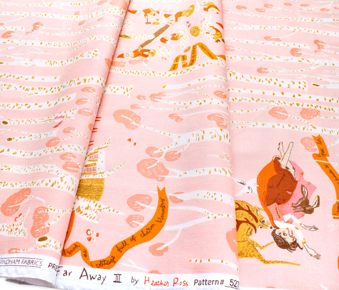 Windham Fabrics / Far Far Away 3 / 52752-1 Snow White Pink