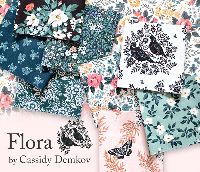 Cloud9 Fabrics Flora Collection 入荷