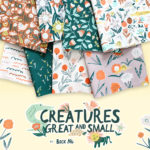 Cloud9 Fabrics Creatures Great and Small Collection by Beck Ng